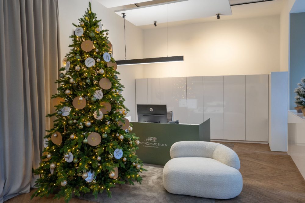 Wunschbaum im Advent in Krefeld von Kersting Immobilien