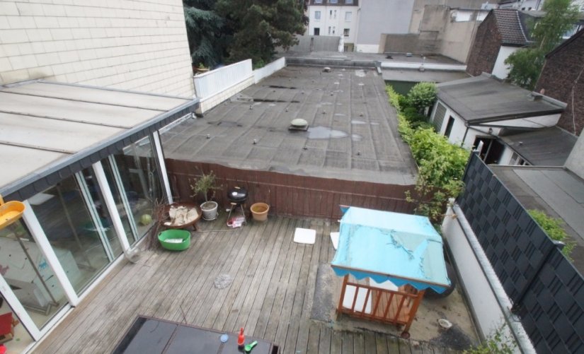 Blick auf die Terrasse