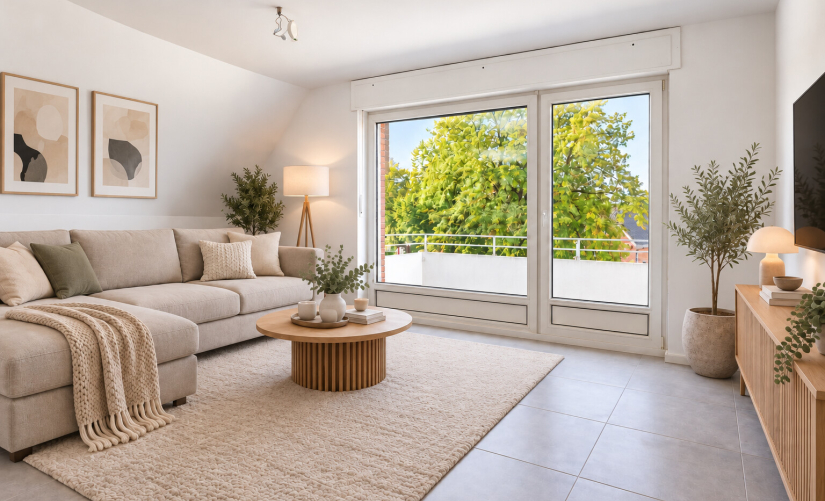 Erstbezug nach vollständiger Sanierung in KR-Fischeln! Exklusive 4-Zimmerwohnung mit Sonnenbalkon! - Photo 1