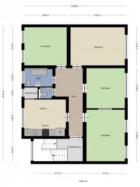 Haus 4 Erstes Obergeschoss
