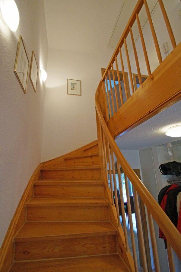 ...tolle Holztreppe